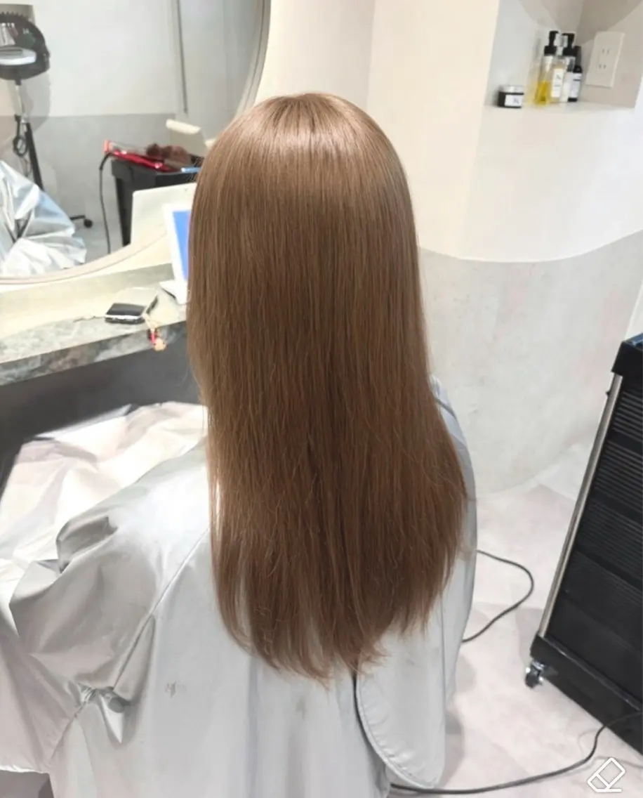 ロング カラー 学生 トリートメント ヘアカラー 仙台/ベージュ／ 髪質改善／三宅空翔のヘアスタイル