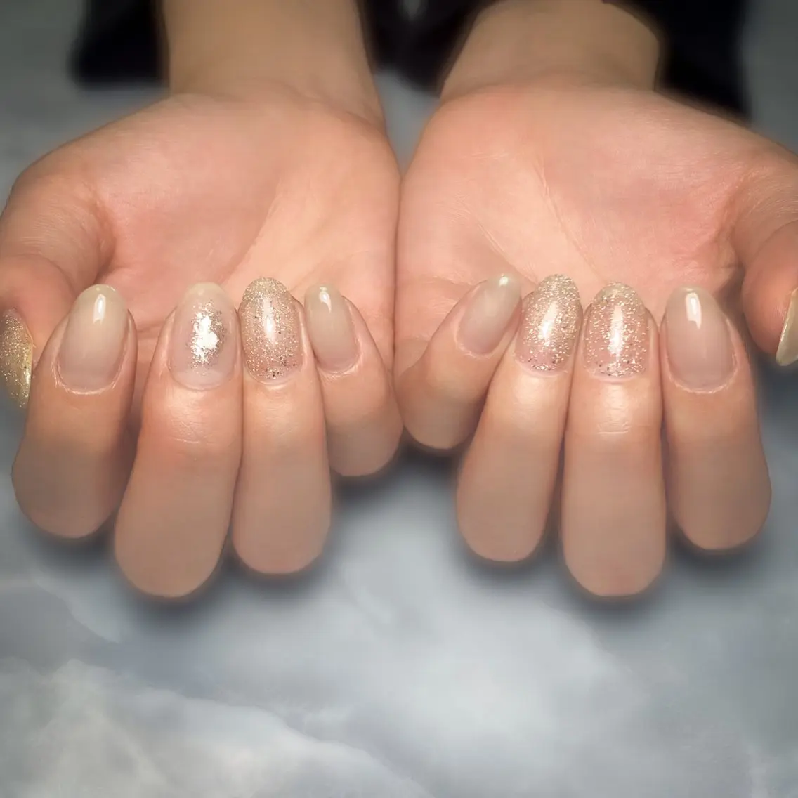 ネイル フラッシュネイル シンプルネイル ハンドネイル &.nail/ ニュアンス/持込み可のネイルデザイン