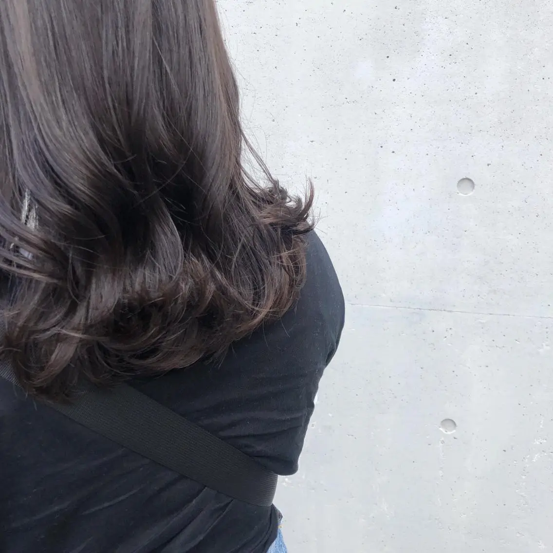 セミロング カラー ヘアアレンジ グレージュ 韓国風ヘア カット ヘアカラー トリートメント 酸性縮毛矯正🧴韓国 レイヤー/髪質改善のヘアスタイル