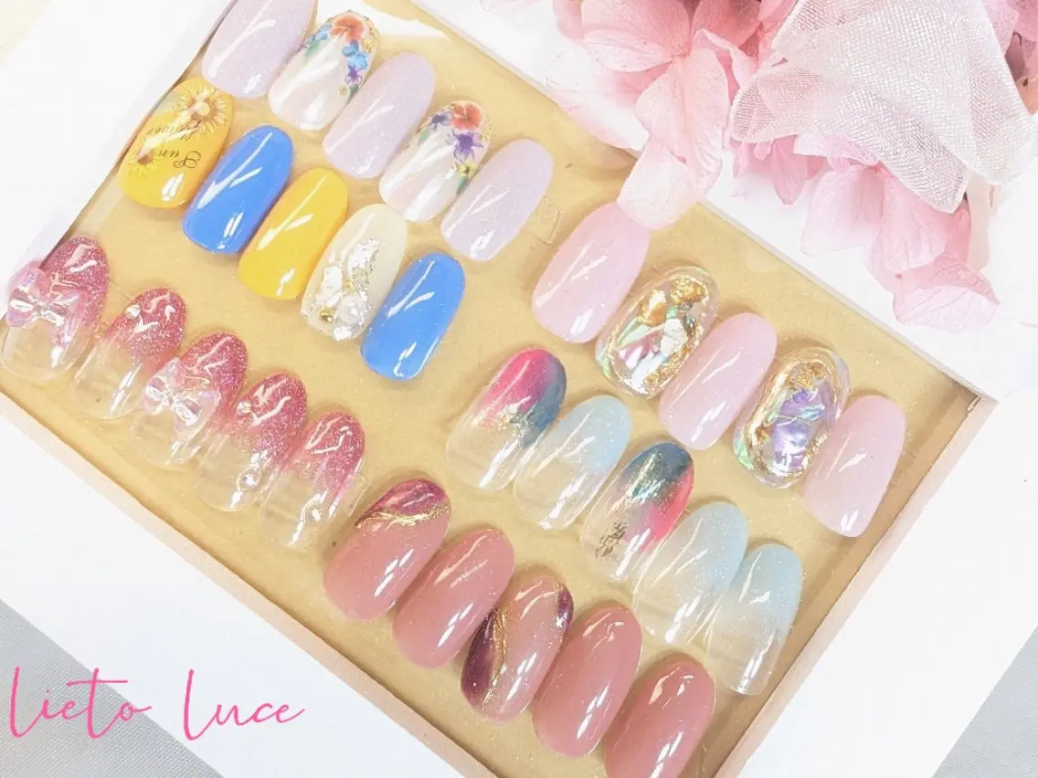 ネイル ハンドネイル フットネイル lieto luce Yukaのネイルデザイン