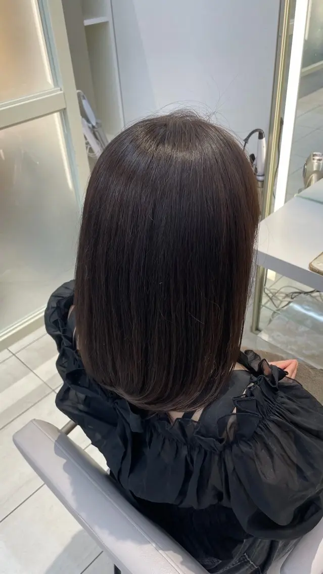 ミディアム 韓国風ヘア ヘアカラー 小内 亮吾のヘアスタイル