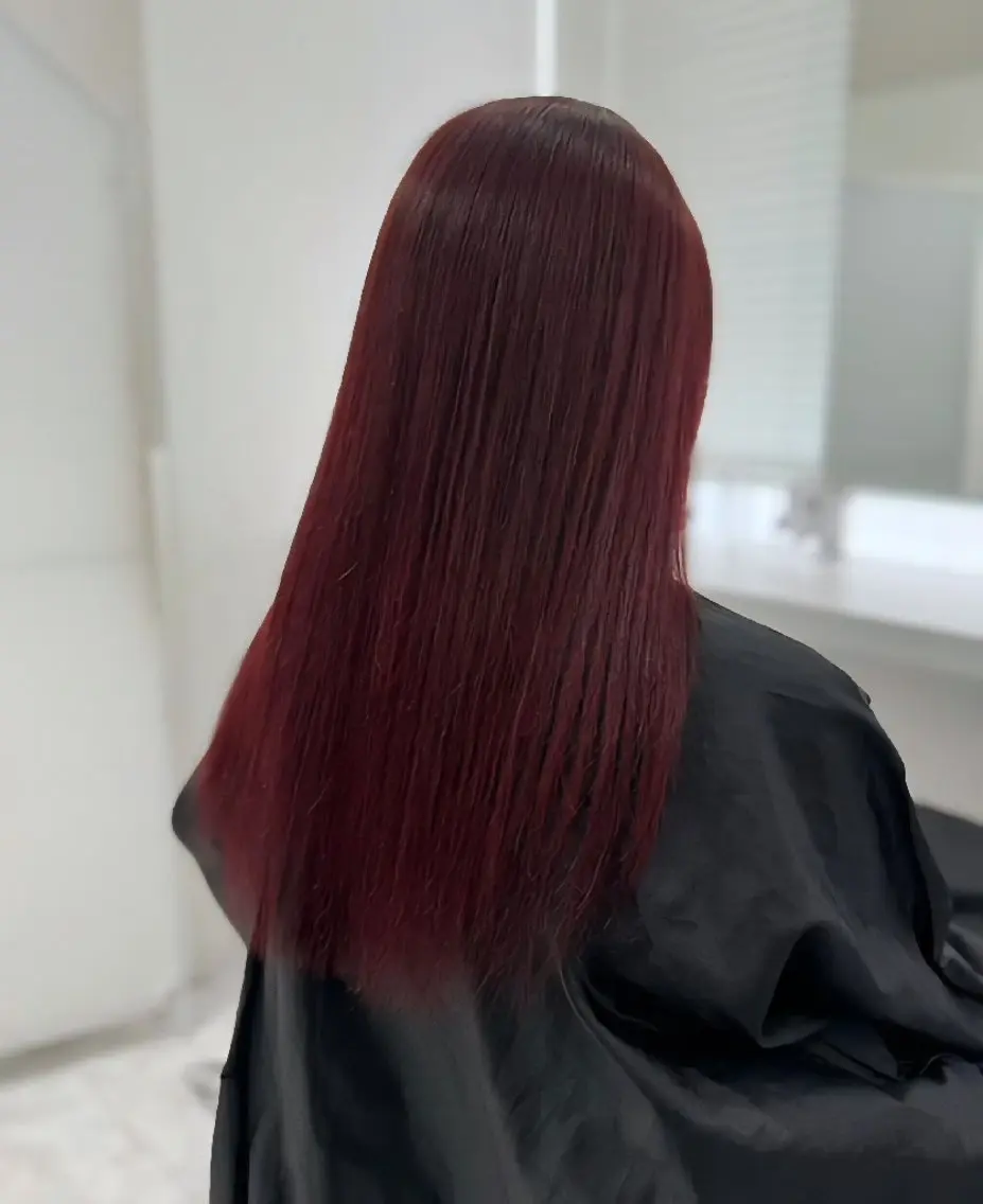カラー 黒髪 卒業式のヘアスタイル 縮毛矯正 ヘアカラー トリートメント 🍒renka🍒 ボブ/ショート/暖色のヘアスタイル