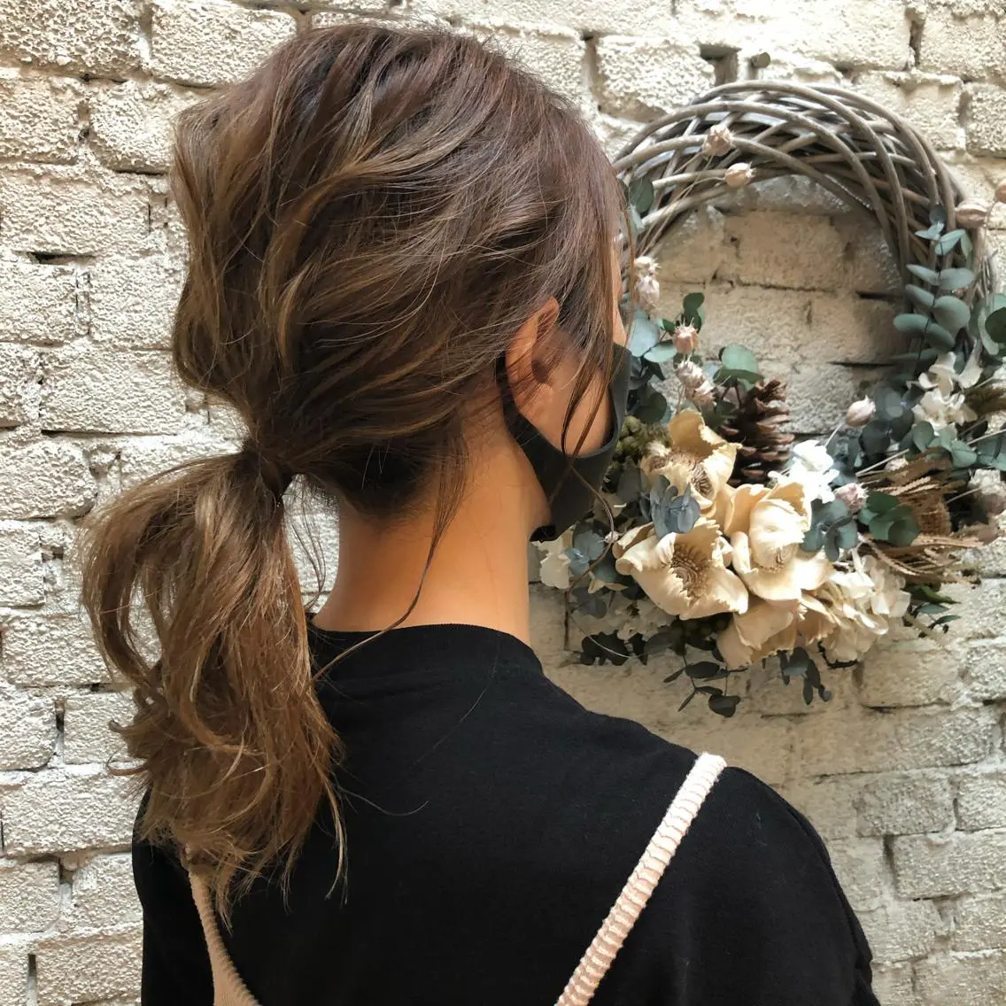 ミディアム 杉原 向日梨のヘアスタイル
