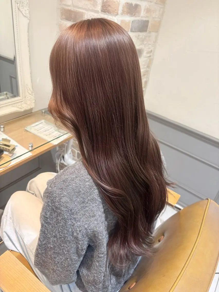 ロング ヘアカラー トリートメント Noel .⋆𝜗𝜚のヘアスタイル