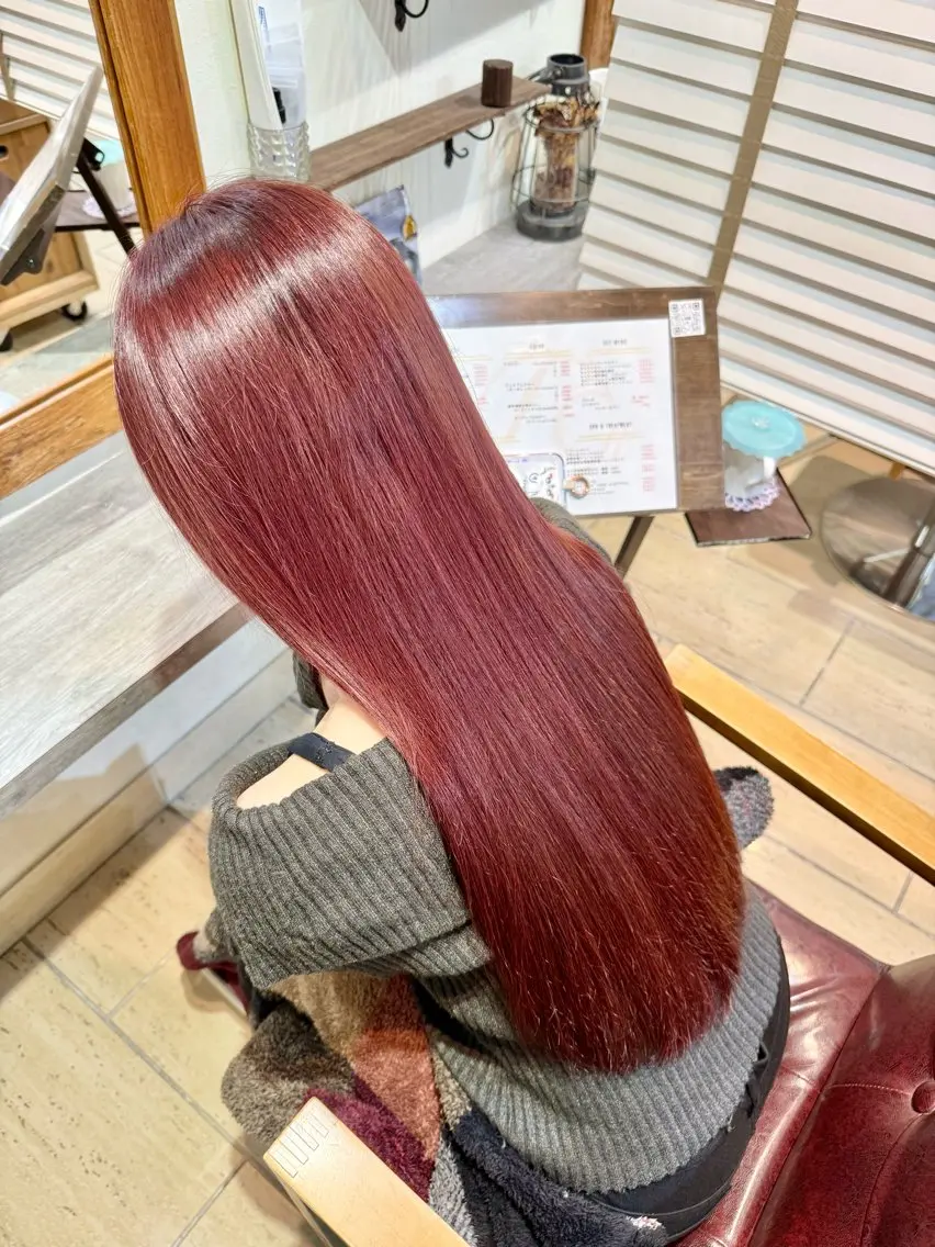 ロング カラー ヘアアレンジ 髪質改善 LAURA &RO 🫧はるか🫧のヘアスタイル