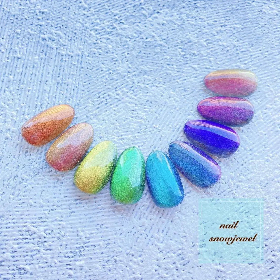 ネイル マグネットネイル nail snowjewelのネイルデザイン