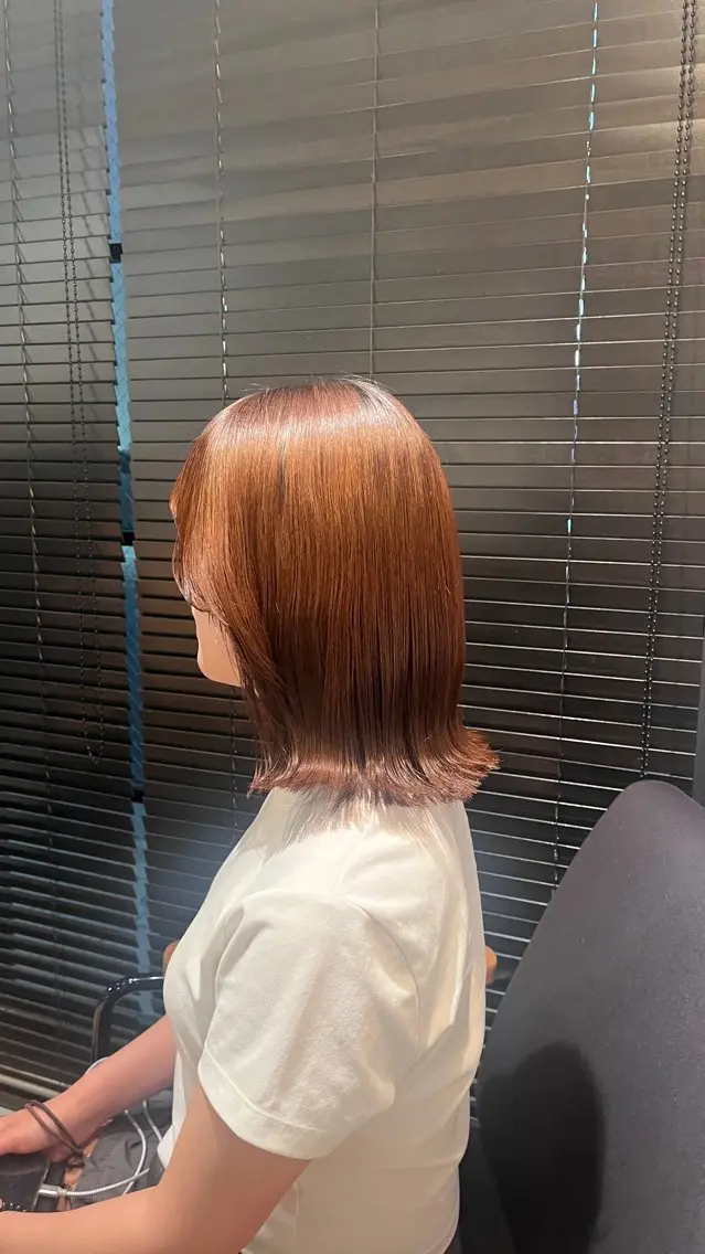 ミディアム 田中 美月のヘアスタイル