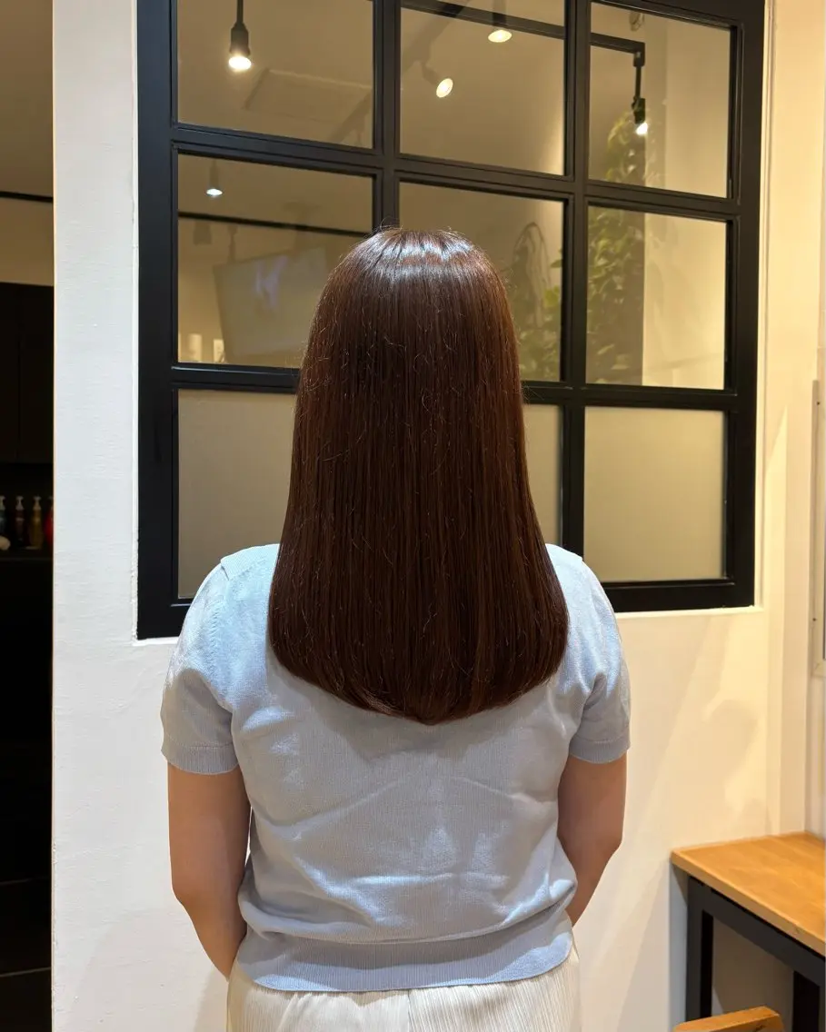 ミディアム カラー ヘアカラー トリートメント 🪽MiYU🪽 艶カラー⁎⁺˳✧のヘアスタイル