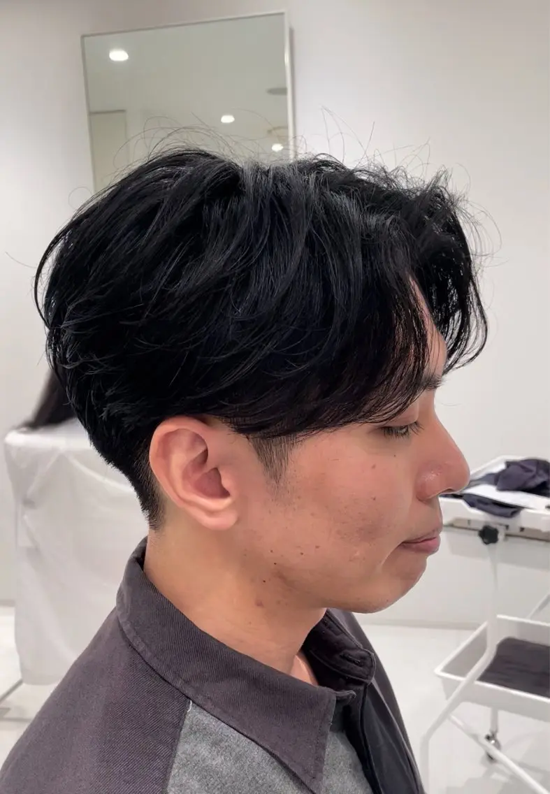 ショート パーマ メンズ カット パーマ カット特化美容師/ 千春のヘアスタイル