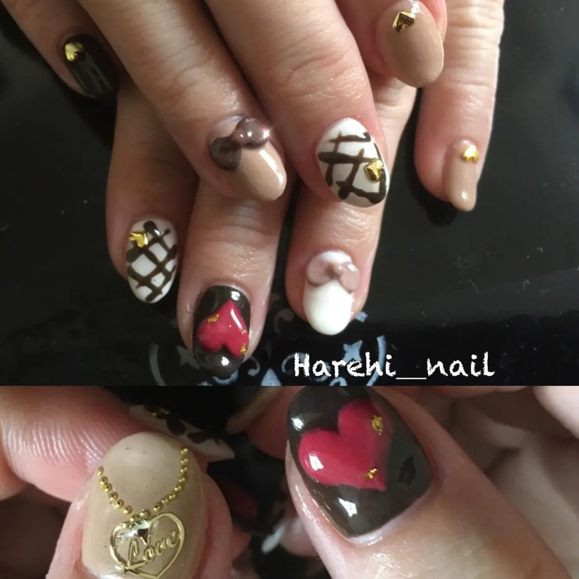 ネイル バレンタイン Harehi_ nailのネイルデザイン