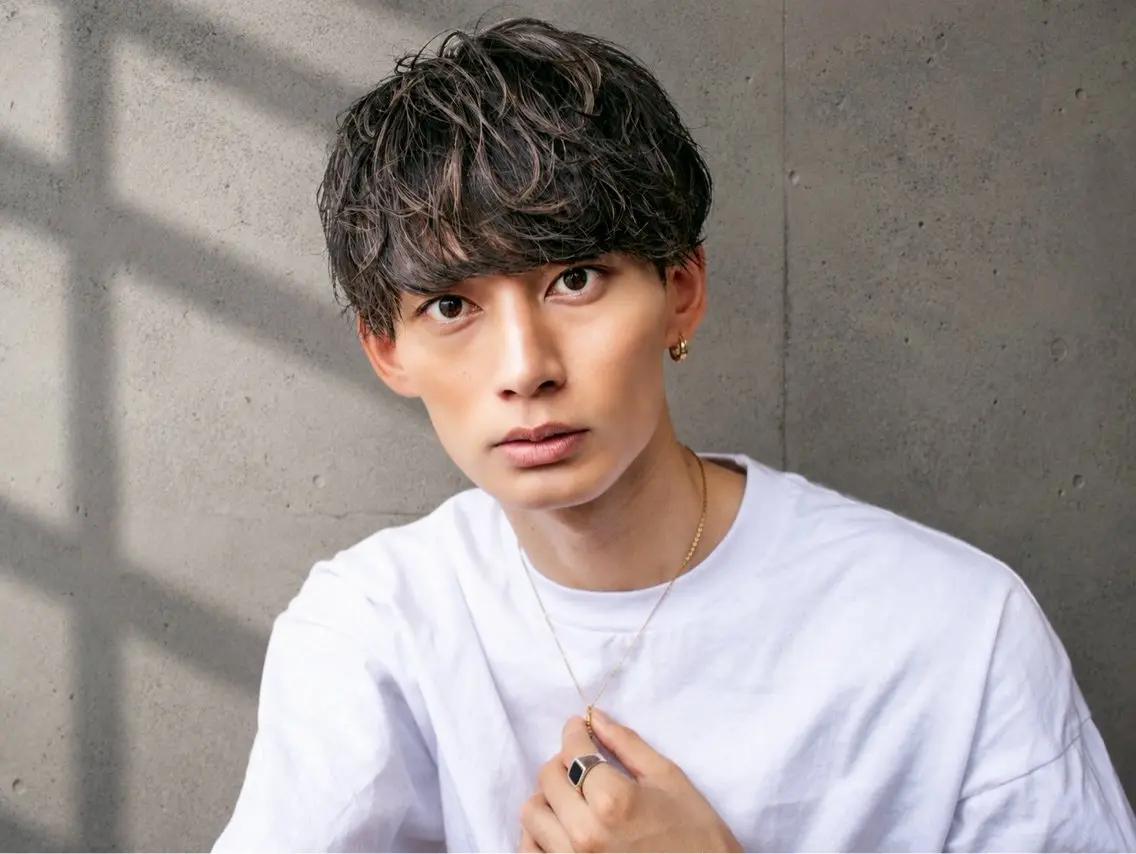 パーマ メンズ カット パーマ 直毛改善特化美容師/ 大森雄貴のヘアスタイル