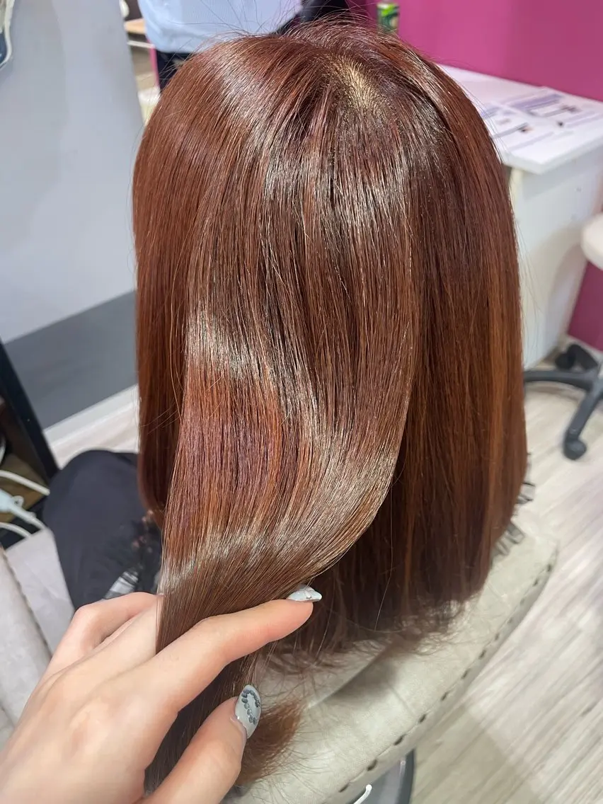 ロング カラー 吉水 果穂のヘアスタイル