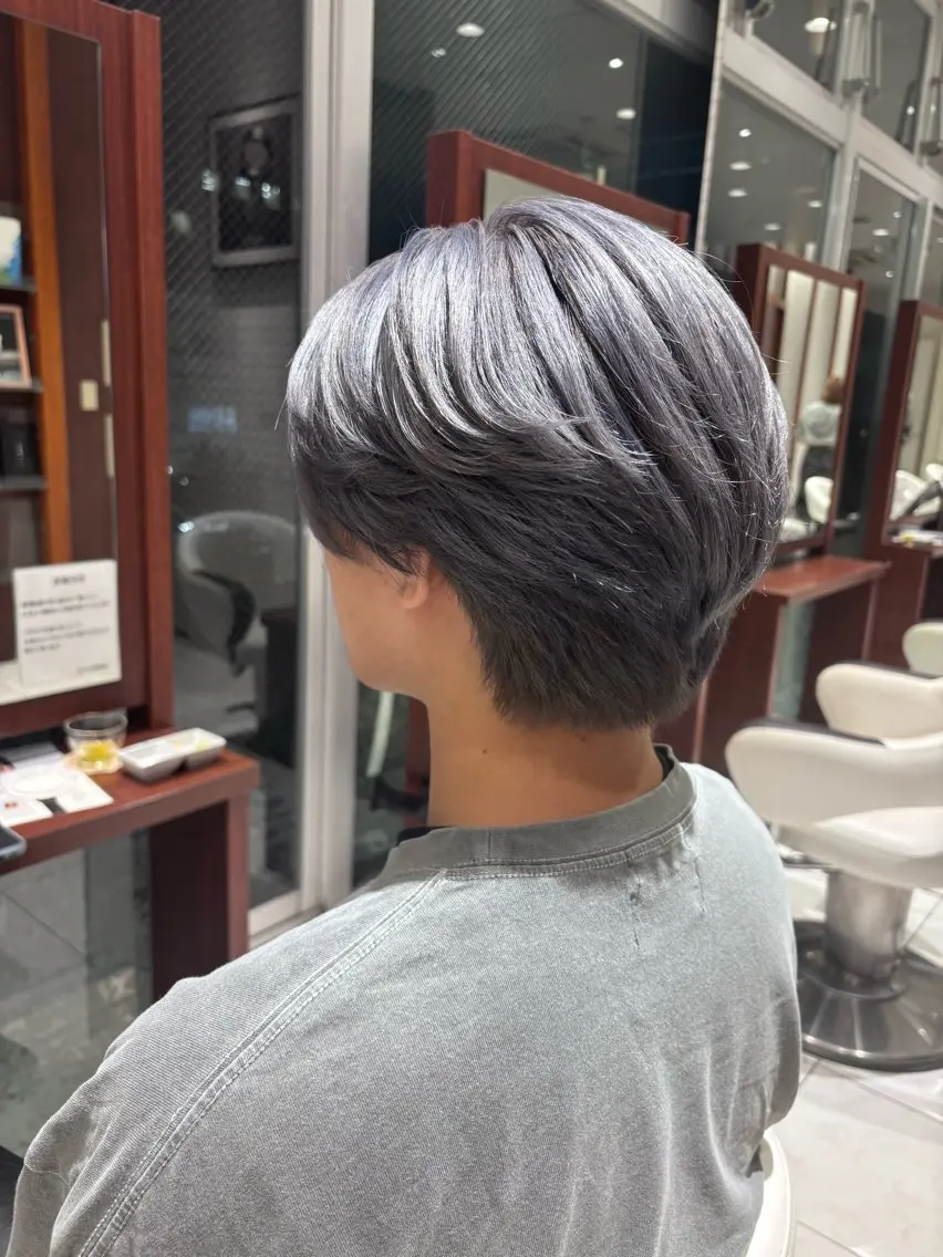 カラー メンズ 那愛 EARTH静岡駅前店のヘアスタイル