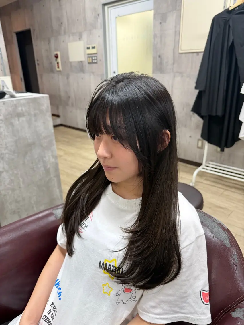 ロング 古賀 颯磨のヘアスタイル