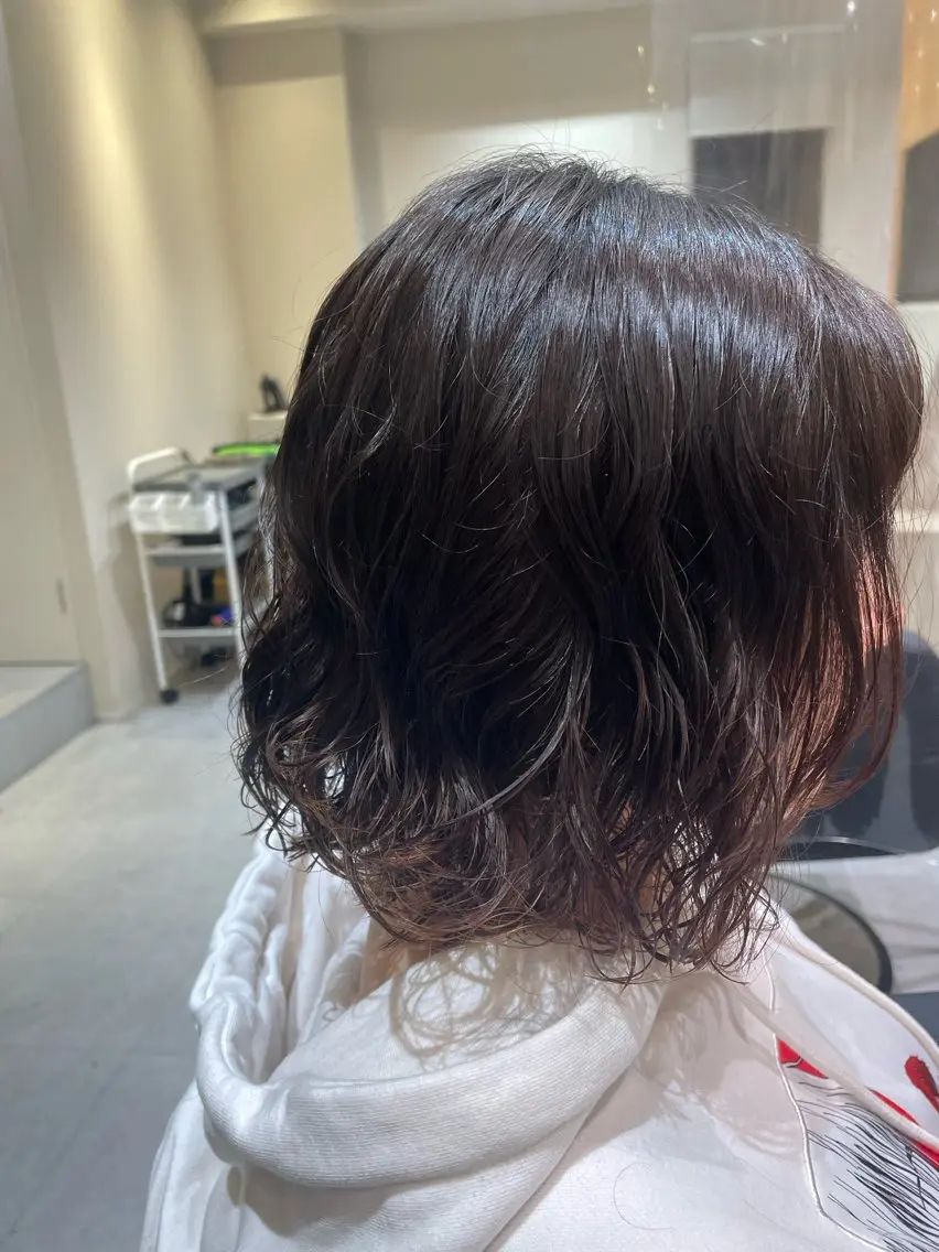 パーマ ボブ anuenue🌿 西村砂羽のヘアスタイル