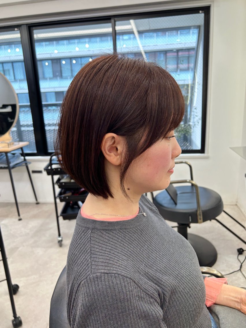ショート わかまつ　ももみ 🕊️/ヘアセットのヘアスタイル