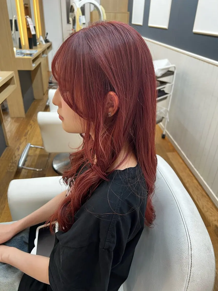 ロング カラー ✂︎HITOMI✂︎ 副店長のヘアスタイル