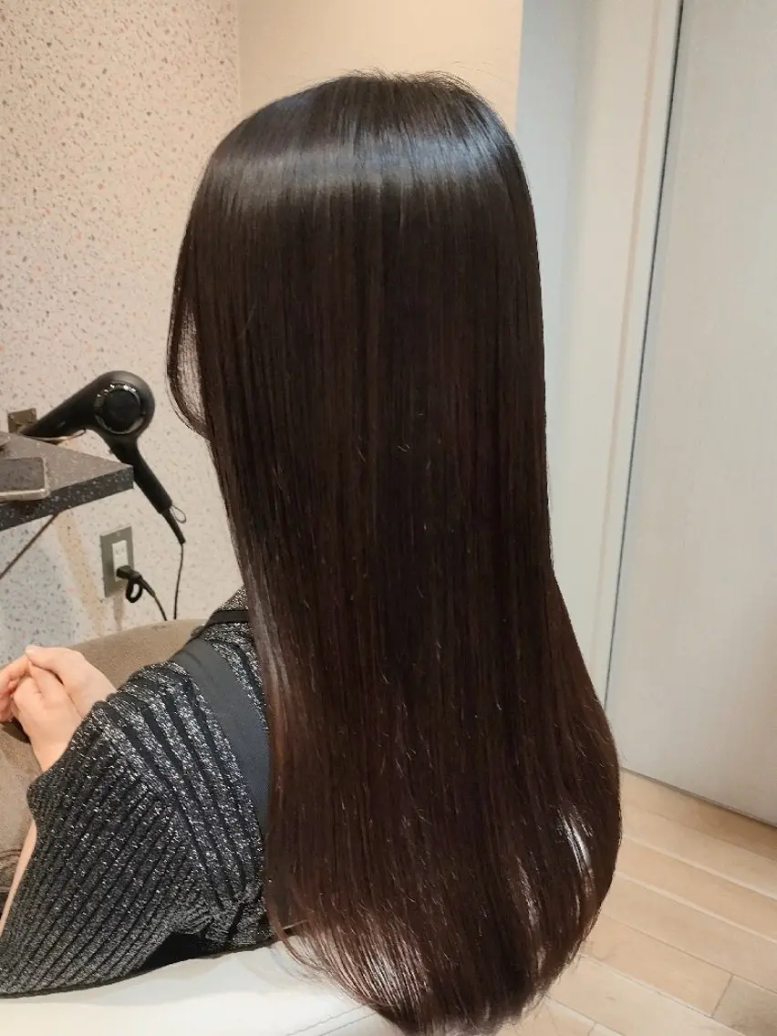 ロング 縮毛矯正 縮毛矯正 自由が丘😺髪質改善 大野　雅士のヘアスタイル