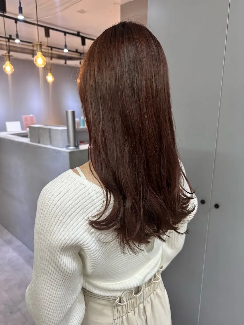 セミロング 似合わせcut/艶 color🫧ひかりのヘアスタイル