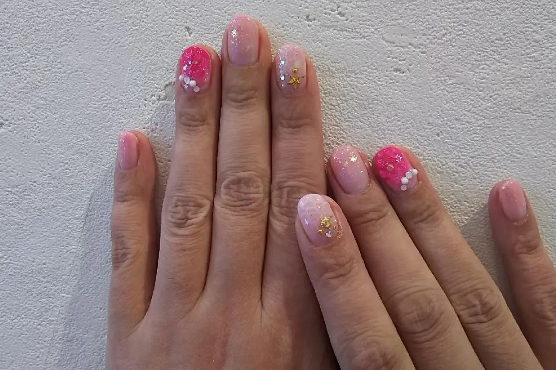 ネイル ピンク ハンドネイル Progress Nailのネイルデザイン