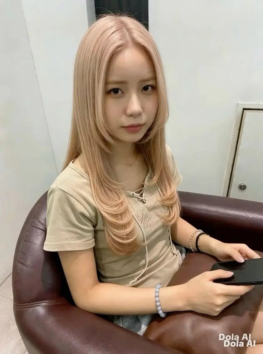 ロング 友田 千栄のヘアスタイル