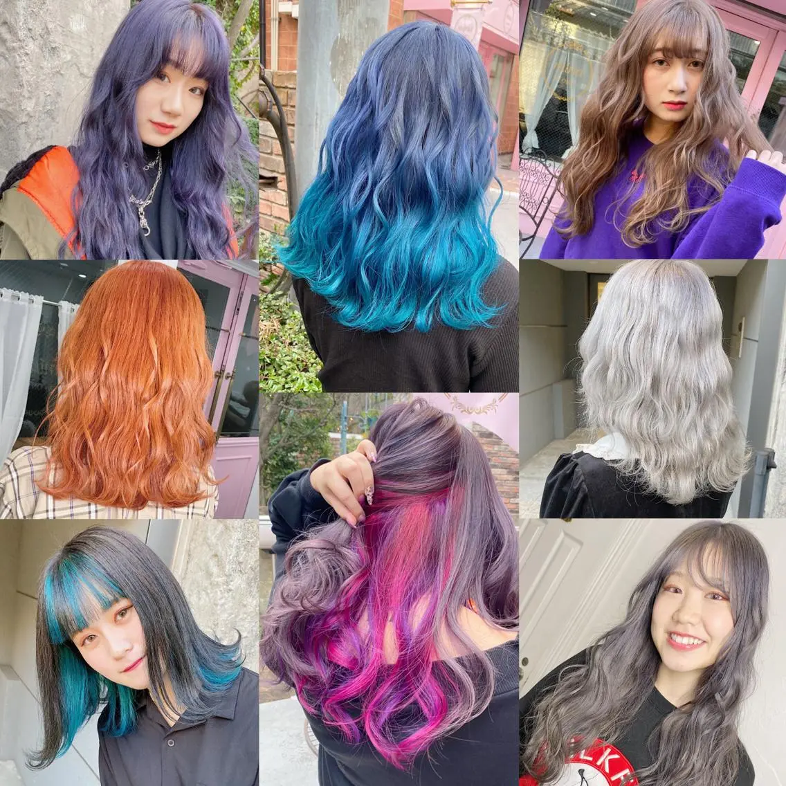 ミディアム カラー ヘアアレンジ トリートメント TAKUMAブリーチ /切りっぱなし🪽のヘアスタイル