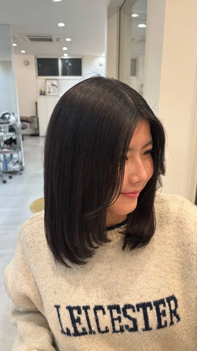 カラー 透明感カラー ヘアカラー 若杉 百音のヘアスタイル
