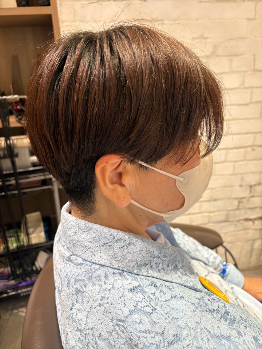ショート ショートヘア 篠原 葉奈未のヘアスタイル