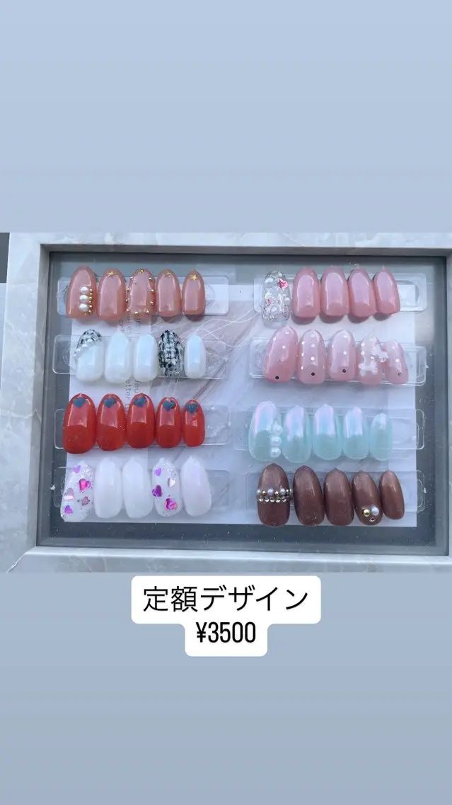 ネイル 春ネイル ハンドネイル 眉とネイルのお店 Leaf🌿津田沼の眉毛・アイブロウイメージ