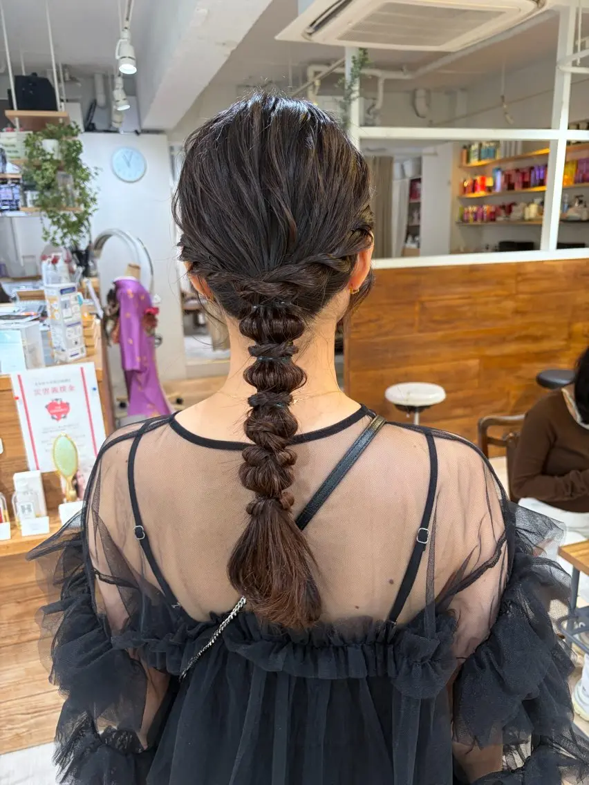 ヘアアレンジ ヘアセット カットパーマ/ レイヤー/ココミ🧚のヘアスタイル