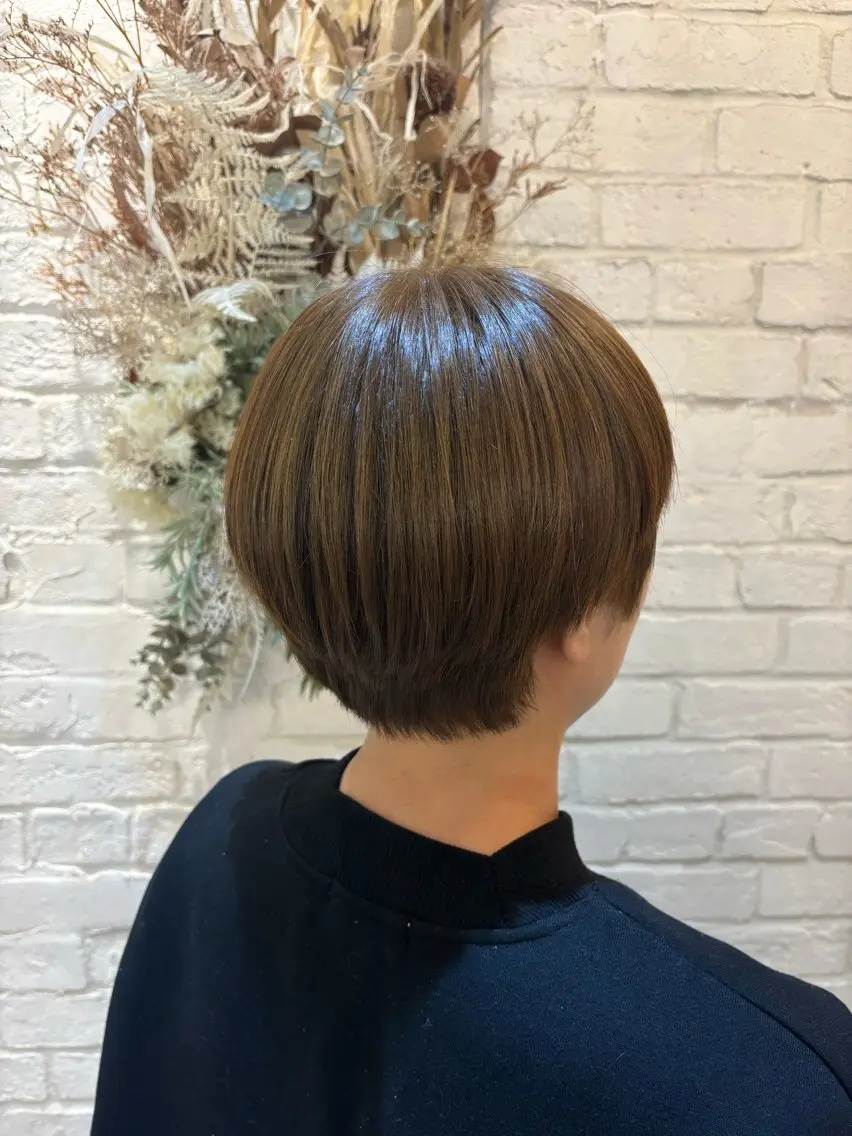 ショート カラー ヘアカラー Sena 🩵 cloe 三軒茶屋のヘアスタイル