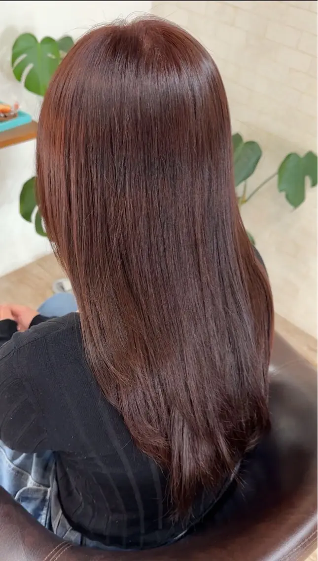 ロング 深堀 恵理華のヘアスタイル