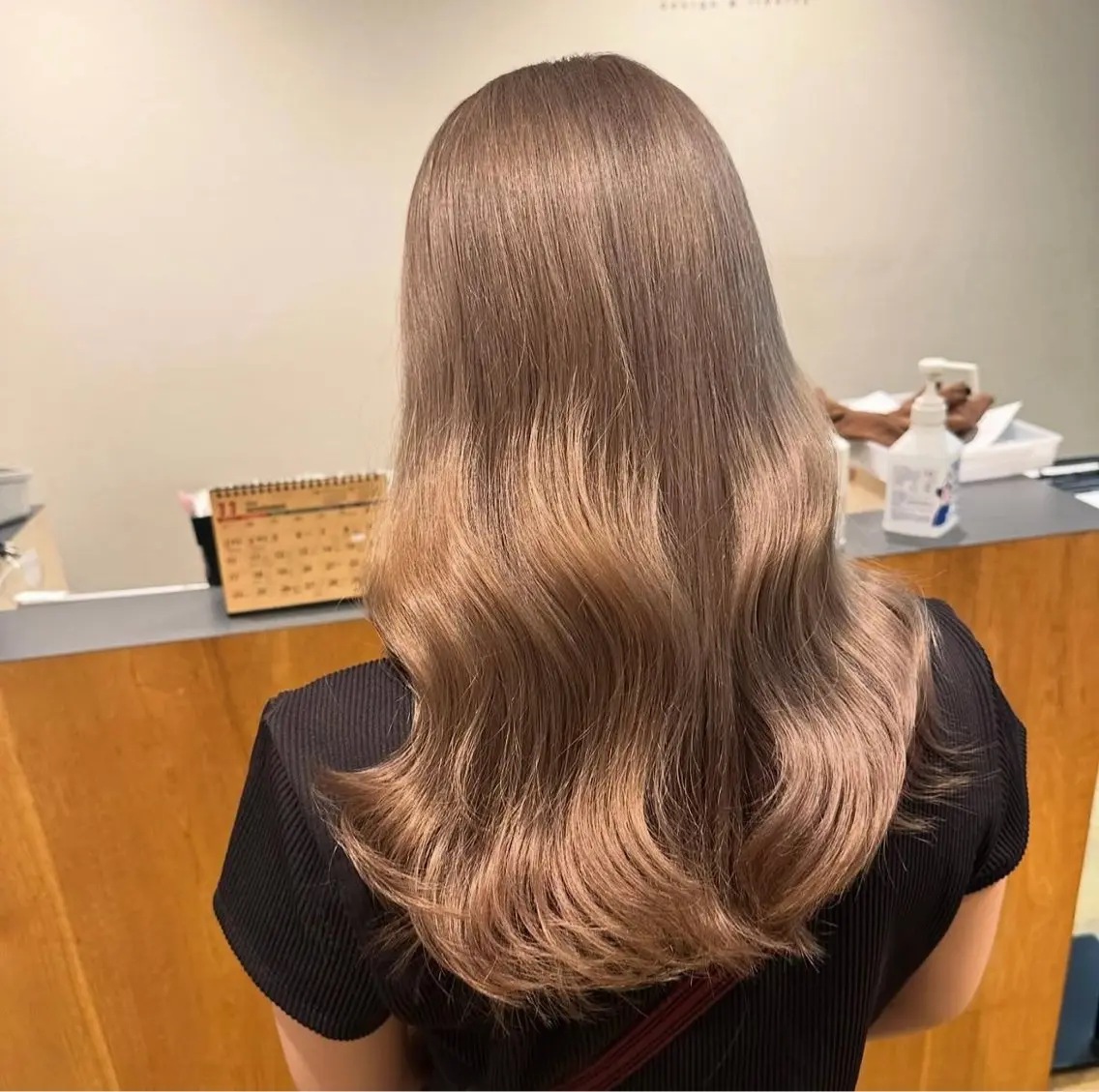 ロング カット ヘアカラー 井上 樹のヘアスタイル