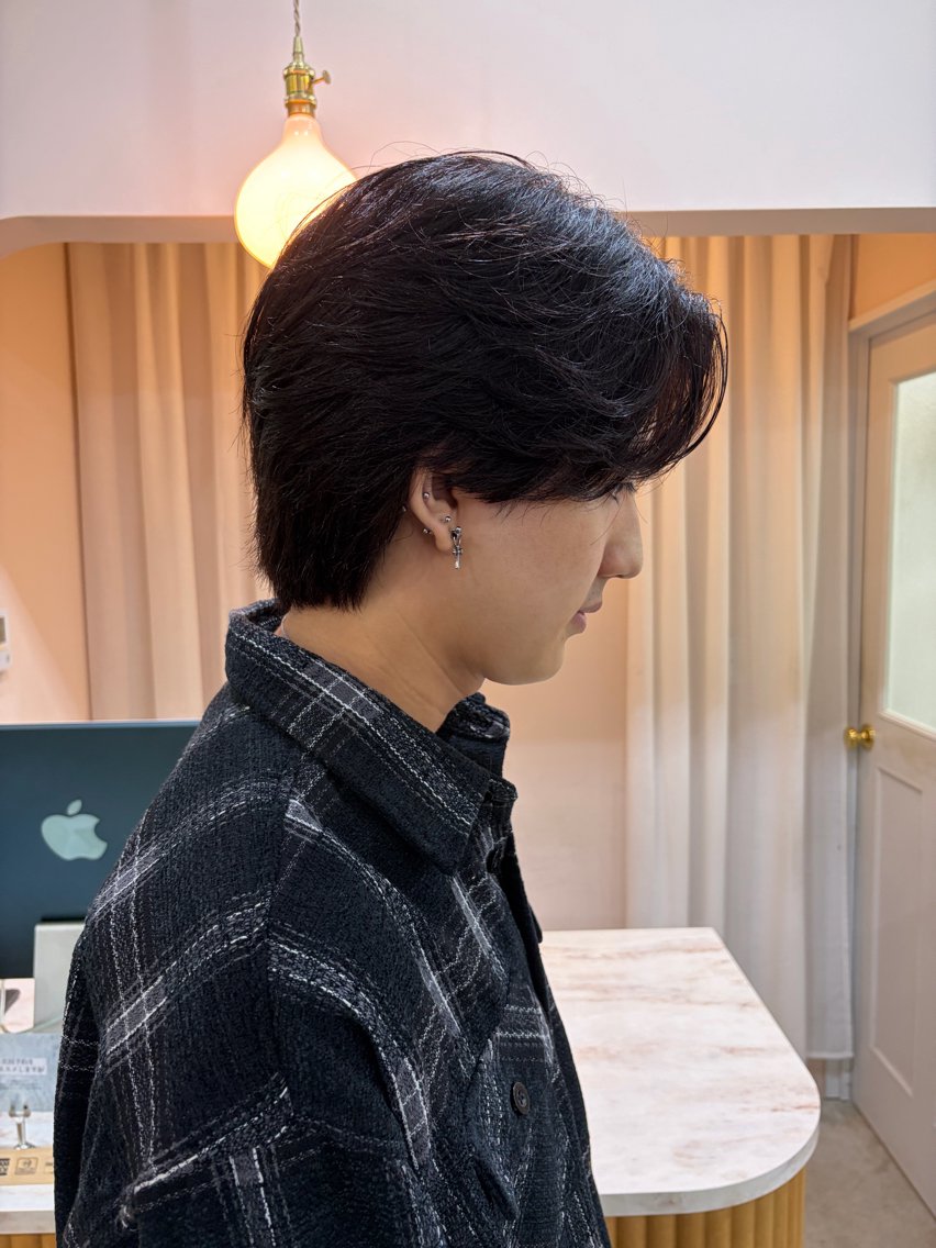 カラー メンズ ブラウンカラー 佐藤 夢翔のヘアスタイル