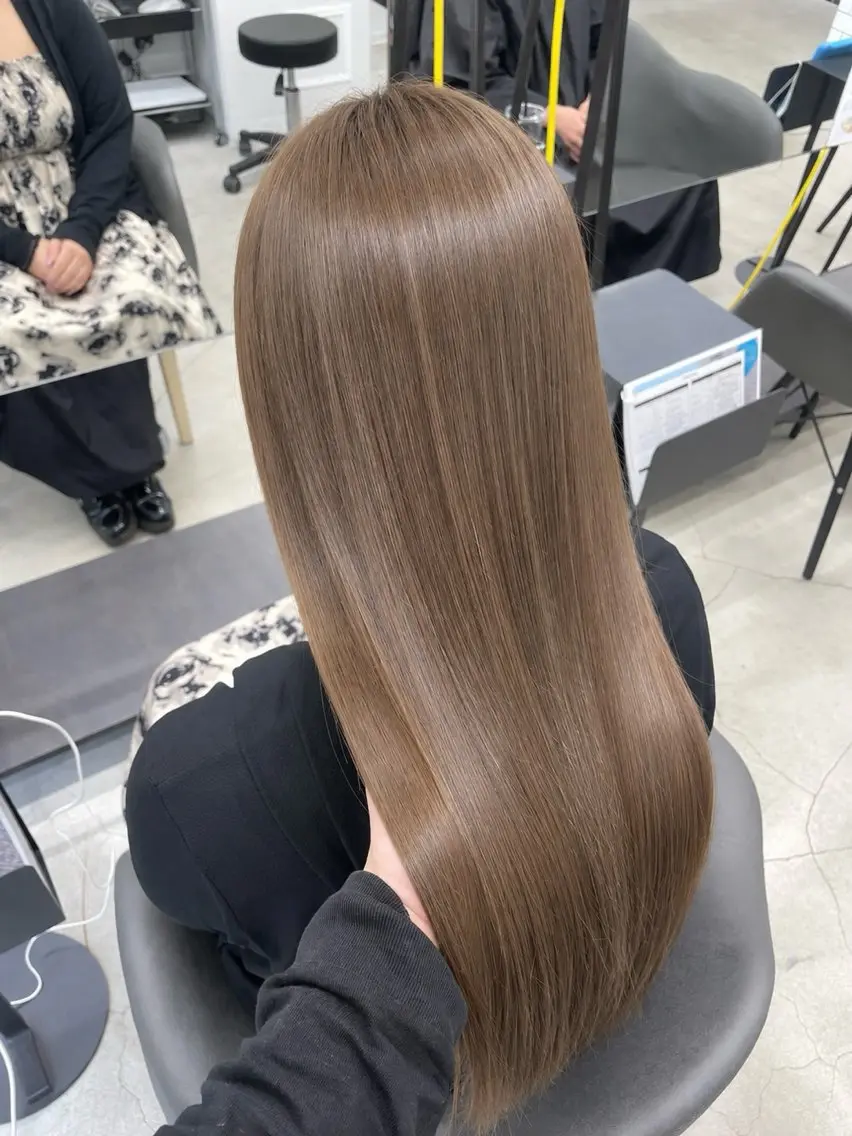 セミロング カラー カット ヘアカラー トリートメント ヘッドスパ 💎二刀流美容師💎 渋谷/近澤瑠以✂︎のヘアスタイル