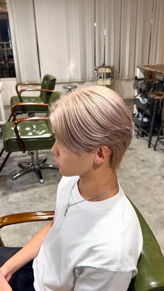 カラー メンズ ヘアカラー トリートメント 五十嵐 雅姫のヘアスタイル