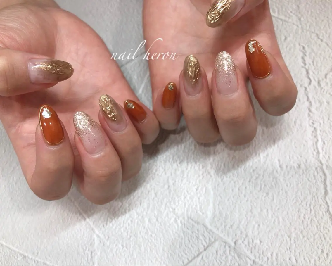 ネイル ハンドネイル saki_ nail heronのネイルデザイン