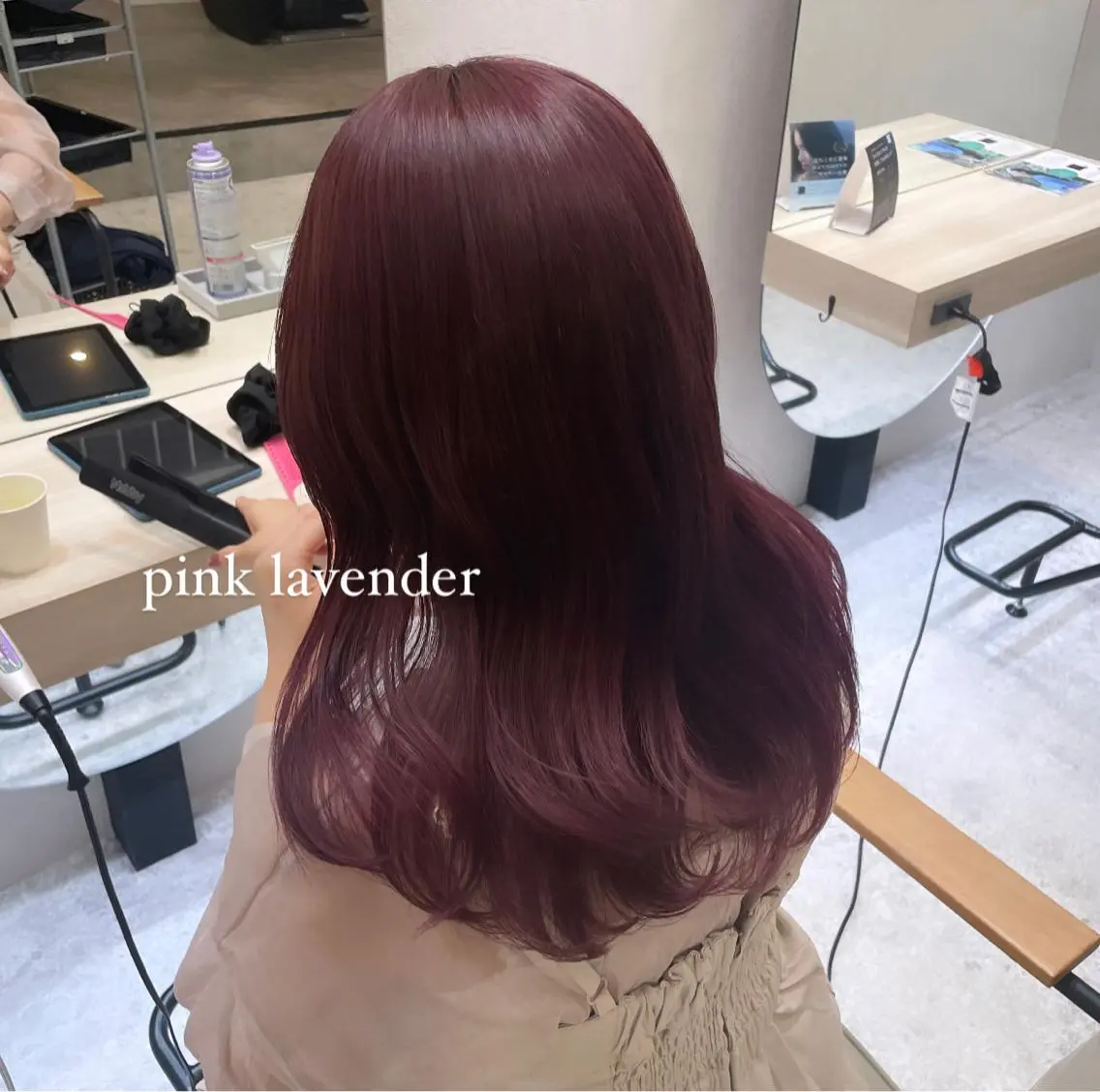 セミロング カラー ブリーチ MACARON 宇根 幸恵🎀のヘアスタイル