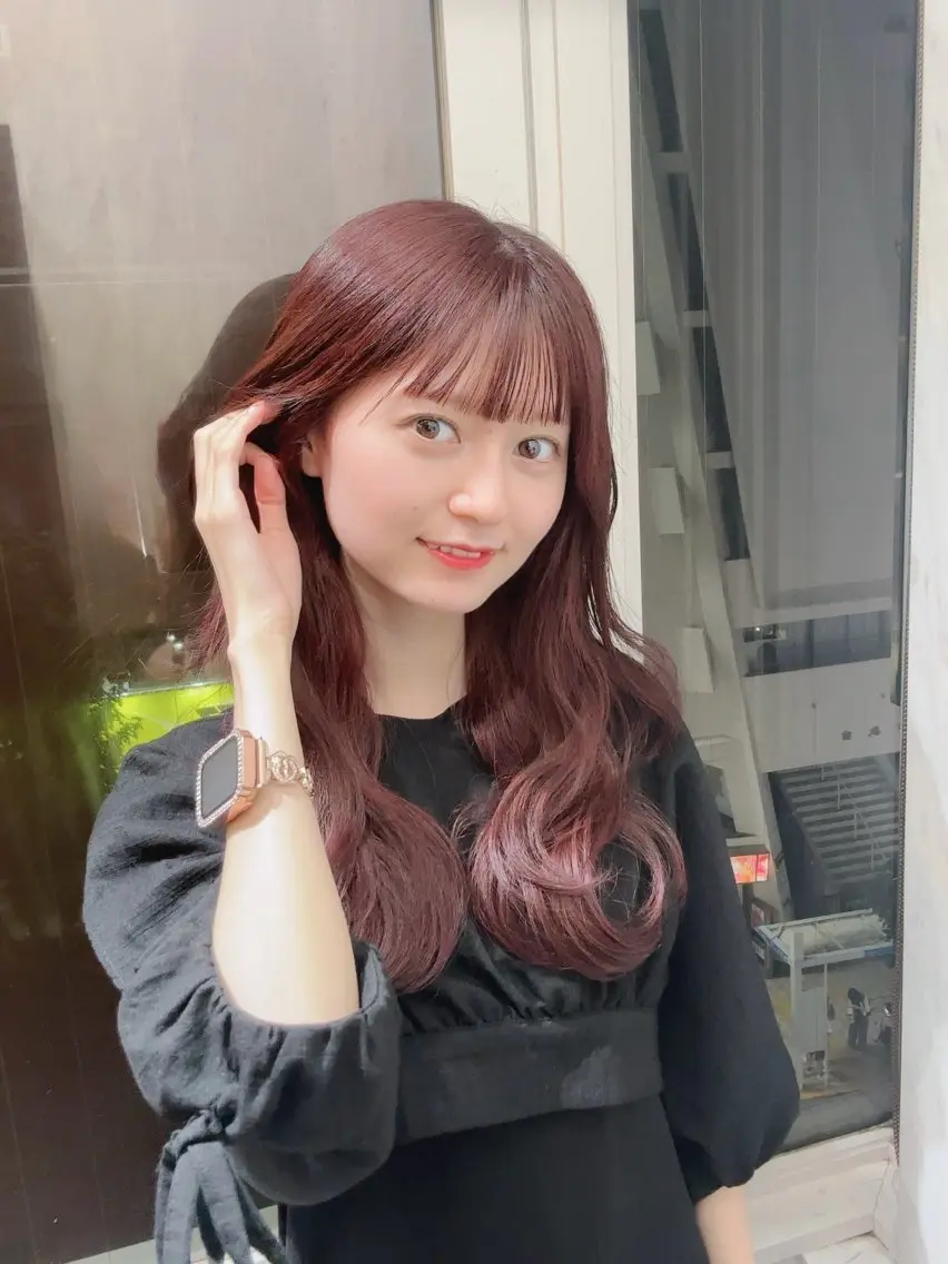 ロング カット ヘアカラー 似合わせカット🫧透 明感カラー🫧maiのヘアスタイル