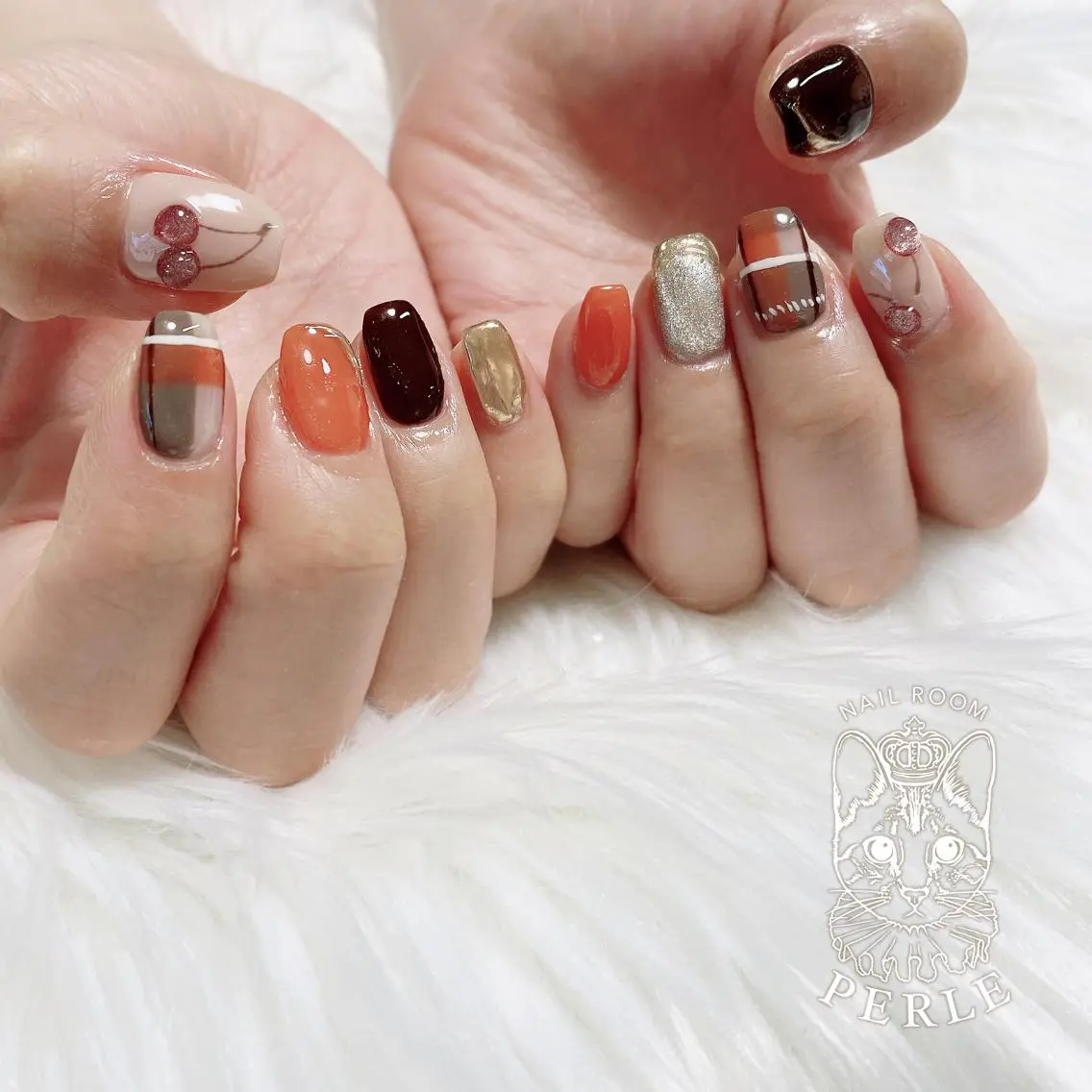 ネイル ハンドネイル nail room Perleのネイルデザイン