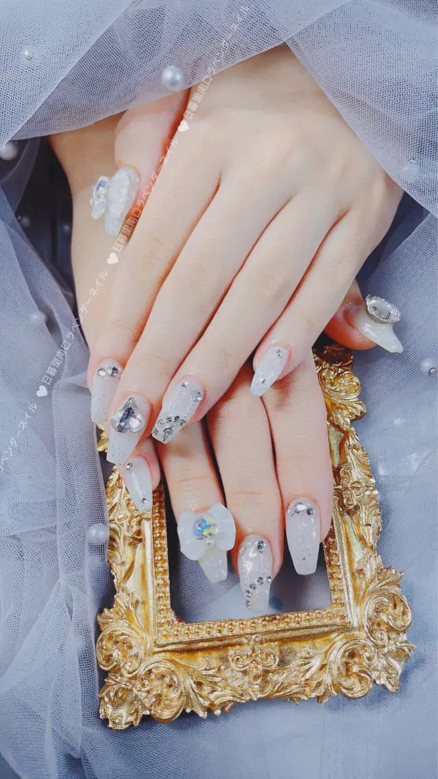 ネイル ラベンダー💖日暮里 ルル💖ネイルのネイルデザイン