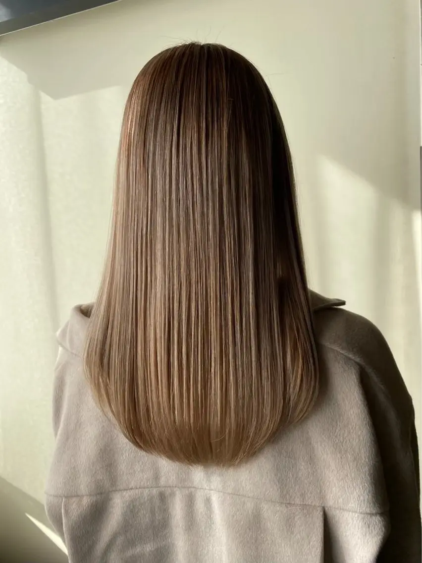 セミロング ナチュラル🫧透明感 艶髪✨️亘 蓮太のヘアスタイル