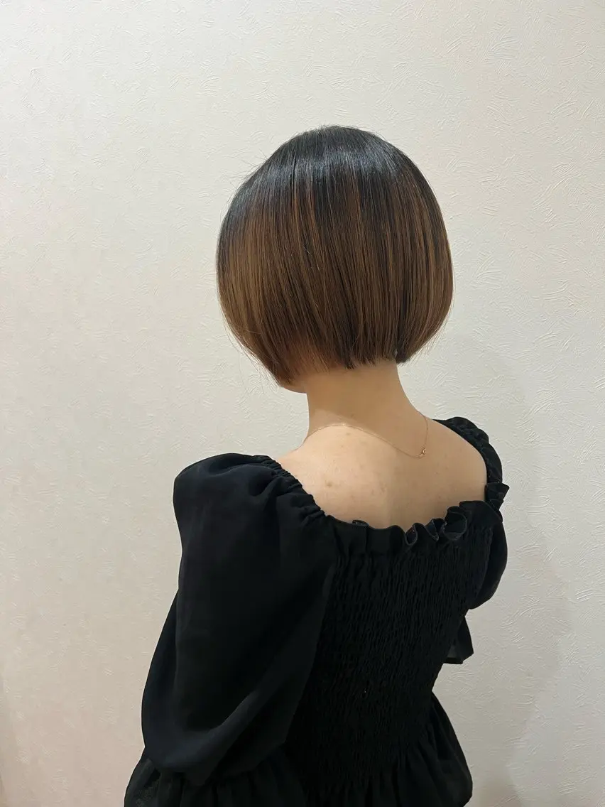 カットモデル【￥0】ショートボブの写真