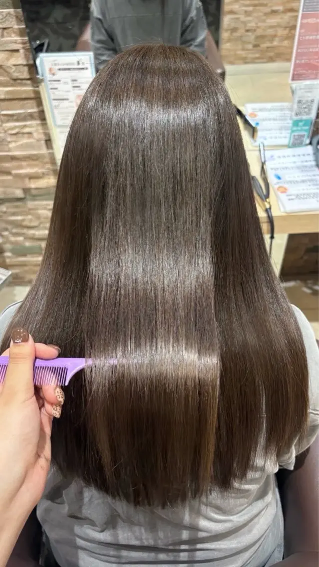 ロング ヘアカラー トリートメント 今川 なつめのヘアスタイル