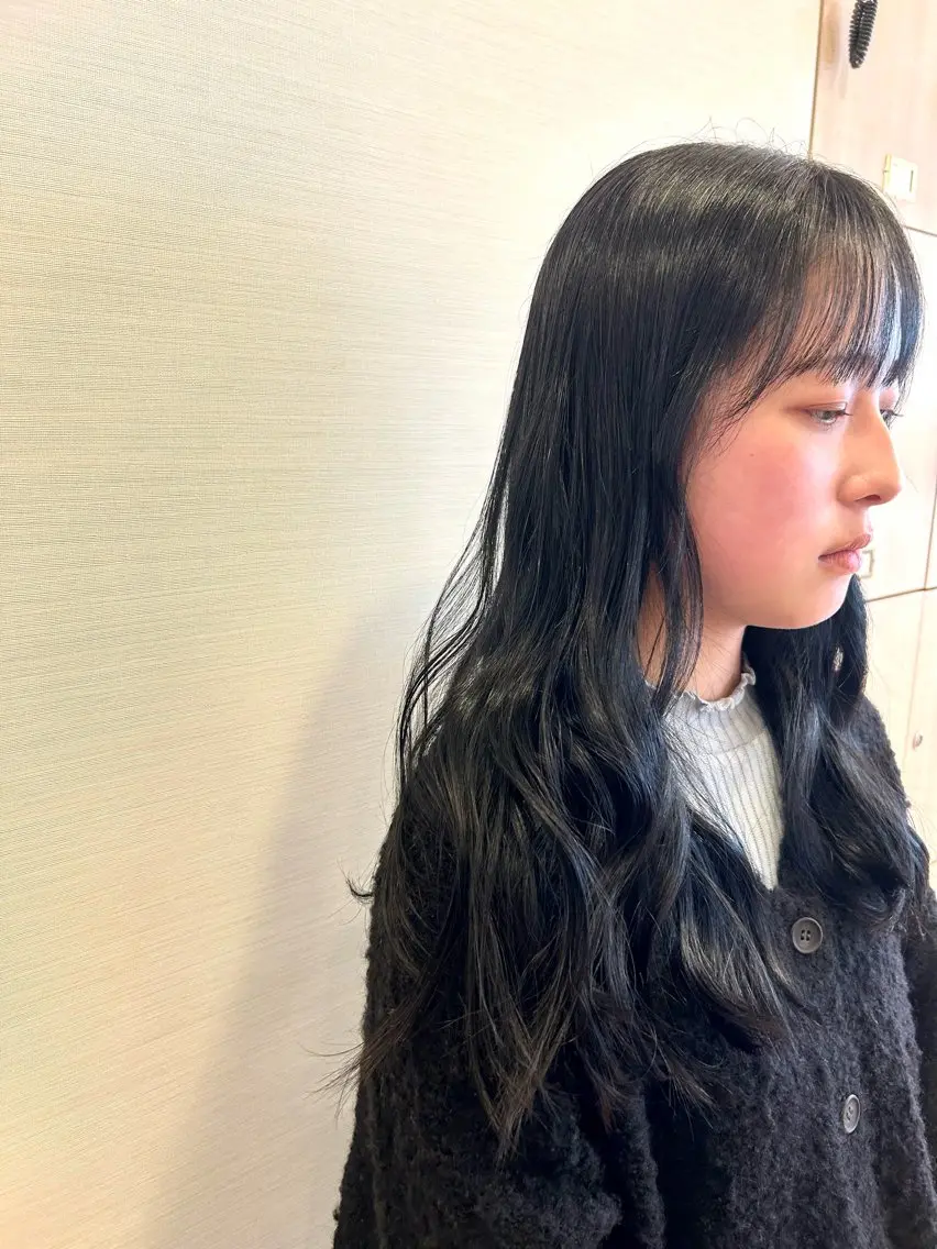 ロング カラー ミ ユのヘアスタイル