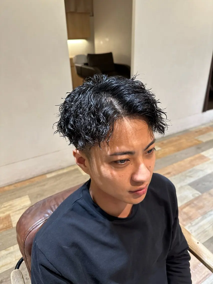 【メンズ限定】似合わせカット+ツイストスパイラルパーマ✨️の写真