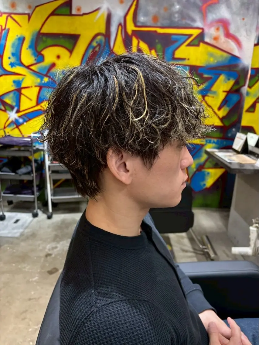 パーマ メンズ カット パーマ toa/ メンズのヘアスタイル