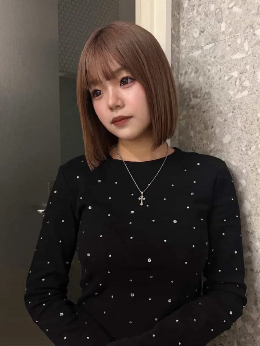 ロング ヘアカラー ⭐️透明感カラー⭐️ とうごのヘアスタイル