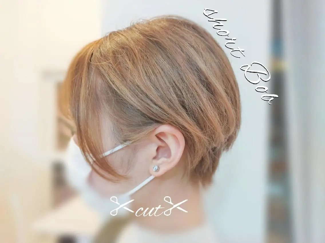 ショート ショートボブ ボブ ショートヘア Culumi クルミ 松井照雄/梅田茶屋町のヘアスタイル