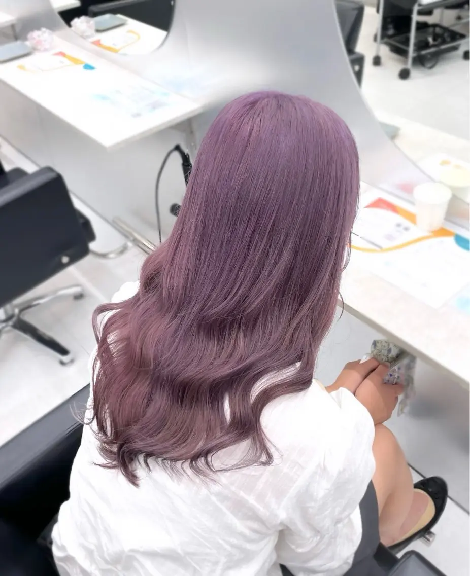 ロング カラー カット ヘアカラー トリートメント ʜᴀʀᴜᴋᴀ♱メンズ ウルフ/ブリーチのヘアスタイル